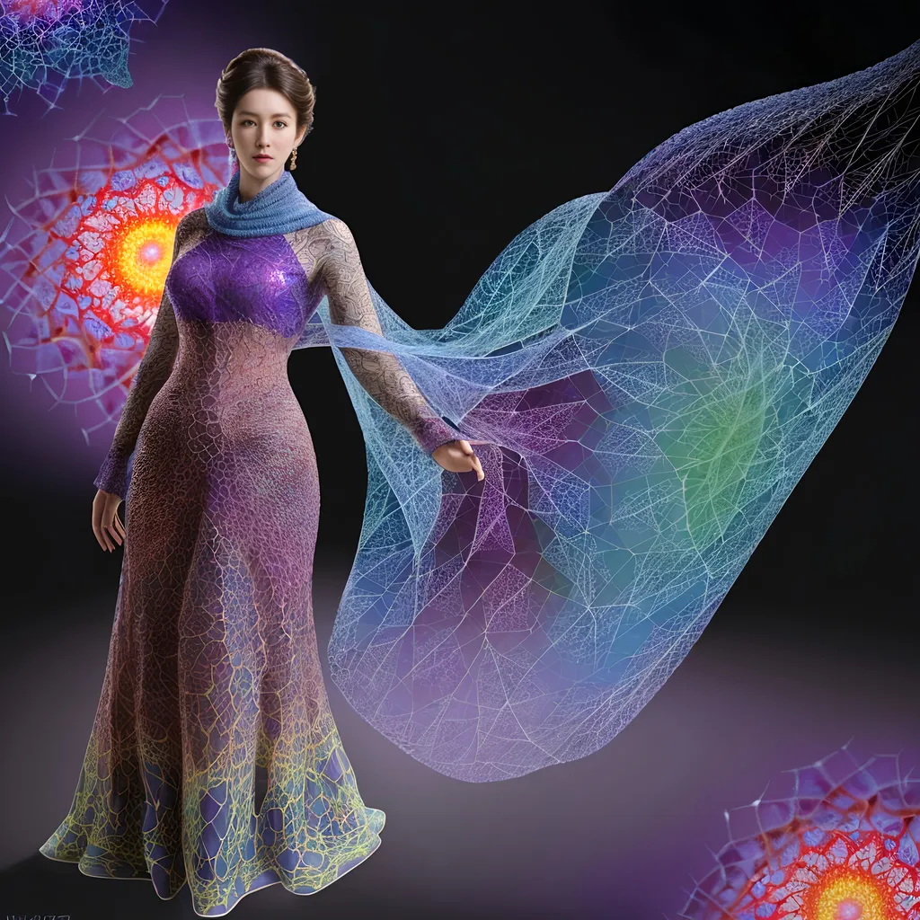 Prompt: full body 45 years old female full color mid-brown Fractal exponential parabolical geometry on voronoi wires dressed and full body lacy transparent shawl as ottoman woman, looking at viewer, photography, Stunning, updo, detailed skin, extremely detailed face with eyes and iris, luxury jewelry, old manor Grease style realistic, photo-realistic,  highly detailed, full length frame, full length body, amazing colors, surrounded by full color voronoi on fractal julia clusters background, full color Fractal geometry exists in the foreground knowledge of the world, diffused soft sun lighting, shallow depth of field, sharp focus, hyperrealism, cinematic lighting highest quality, highest detail, Long Exposure,