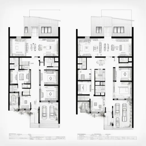 Prompt: Beach and resort front view and back view 

with floor plan every floor drawing

Separate the floor plan 