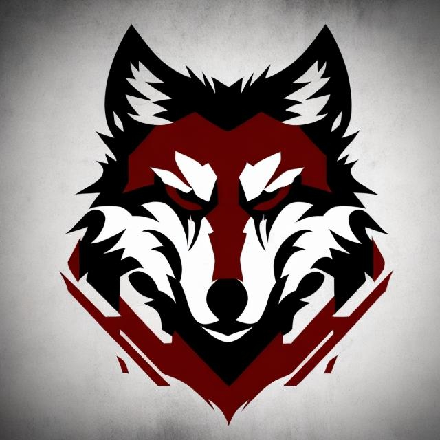 Prompt: can u do a few logo with black or grey background with red writing "Alone Wolf" 
