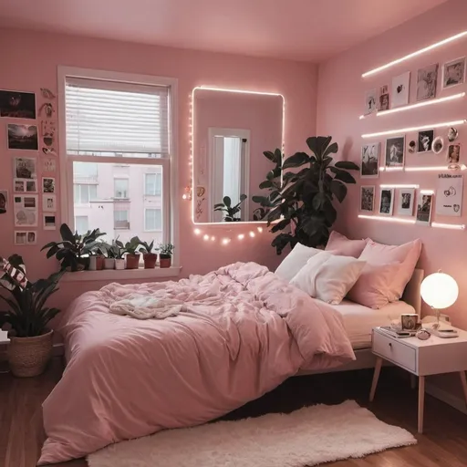 Prompt: aesthetic bedroom