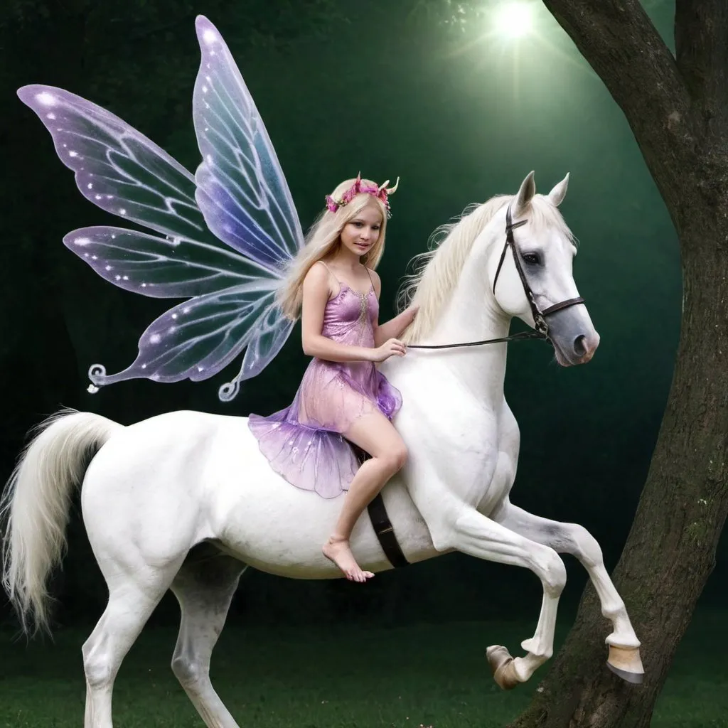 Prompt: horse fairy
