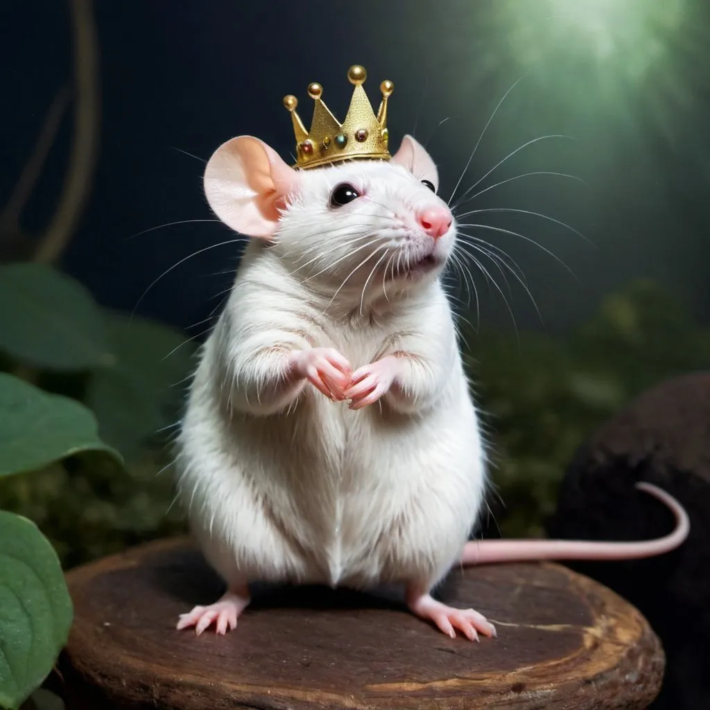 Prompt: princess fairy rat