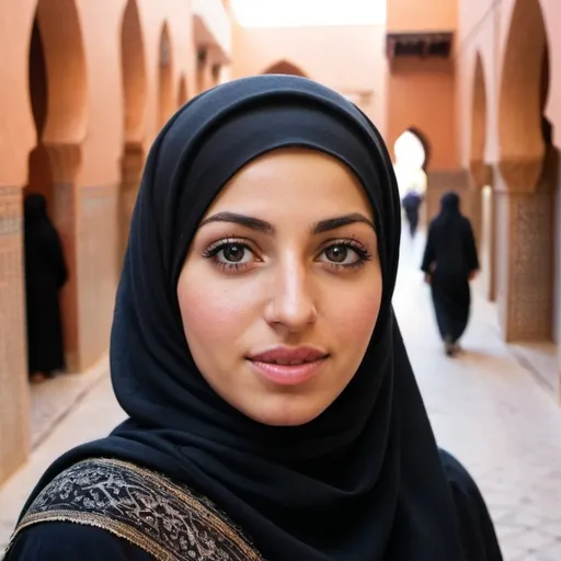 Prompt: Moroccan women with hijjab 