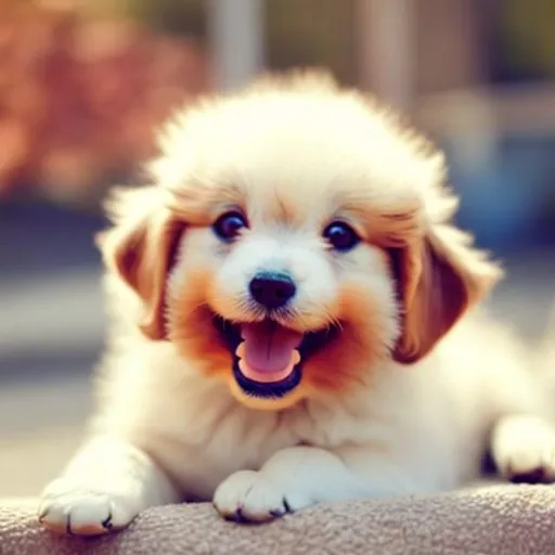 Prompt: a cute dog
