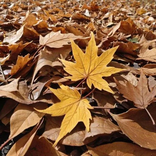 Prompt: Les feuilles mortes se ramassent à la pelle, les souvenirs et les regrets aussi