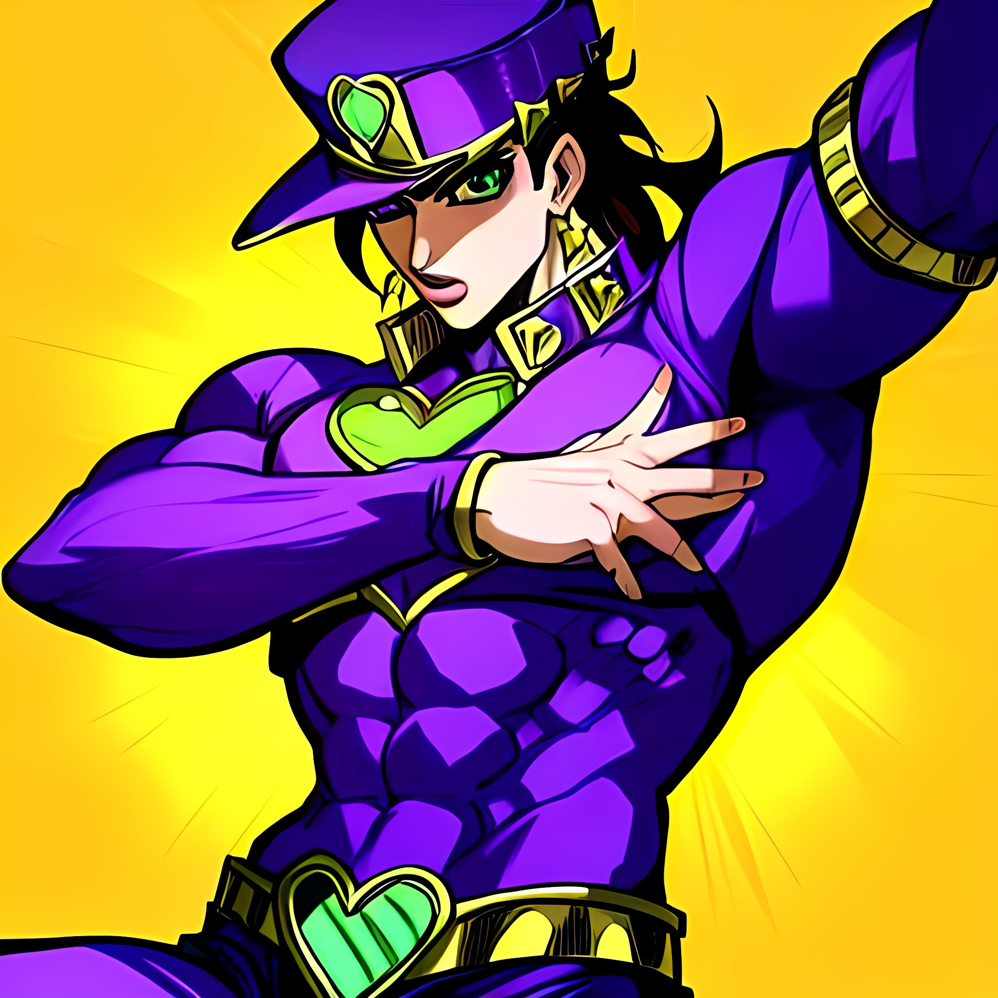 Jotaro Kujo & Star Platinum (JoJo's bizarre adventure) design for upco... |  TikTok