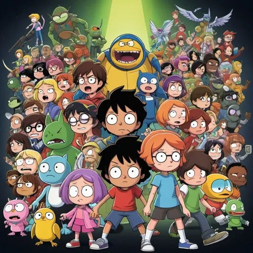 Prompt: You Can Fight The Housetrap is NOT Being a Rip Off No More Horn Tony Ross Andrew Hussie Teenage Euthanasia Housetrap Homestuck
Betty Spaghetti Adventure Time
Costume Quest Jar Dwellers SOS
Storybooth Little Princess Caillou The Fairy OddParents Neco-Arc
Confused.com The Cramp Twins Bob's
Burgers WordGirl Making Fiends Salad
Fingers Scott Pilgrim Horrid Henry
Ben 10 Omniverse Digimon Adventure
Last Evolution Kizuna Marvel Studios
Ubisoft Animated Namco Animated
Doodle Draw Helluva Boss Mona the Vampire Horrid Henry Atomic
Cartoons Kickstarter The Owl House
Rick and Morty Little Einstein
Undertale South Park Steven Universe
Madeline The Legend of Zelda PaRappa the Rapper The Strange Chores Teenage Mutant Ninja Turtles Phineas and Ferb Big Mouth Selan
Pike Martin Morning Atomic Betty
Eddsworld Harry Potter Rise of the Teenage Mutant Ninja Turtles Final
Space Steven Universe Future
Vampire Go, Diego, Go! Kazoo Does Art Amphibia Milly Molly OneShot Star vs.
The Forces of Evil Hatsune Miku The Simpsons Danny Phantom Wizards of Waverly Place The Wonderful Wizard of
Quads Gravity Falls GLITCH
Psycholonials Rugrats Regular Show Ben and Holly's Little Kingdom Sym-Bionic Titan Totally Spies
Dora The Explorer
ArwenTheCuteWolfGirl Helltaker
Dexter's Laboratory Winx Club Final
Fantasy 64 Zoo Lane Kick Buttowski
Doraemon Hey Arnold! Metal Family
Hazbin Hotel Hailey’s on It! Bad Media🇺🇸