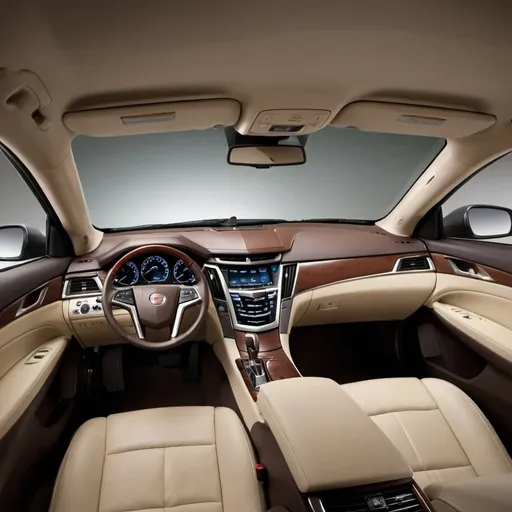 Prompt: 2013 Cadillac XTS interior Space Fastback Roof Organic Little Bit More Squared-Off it Looks like a Hyundai Sonata Toyota Avalon Toyota Camry Mercedes-Benz E-Class BMW 5 Audi A6 Chevy impala Chevy Cruze Chevy Malibu Chevy Volt Buick LaCrosse and Cadillac XTS in 2013🇺🇸