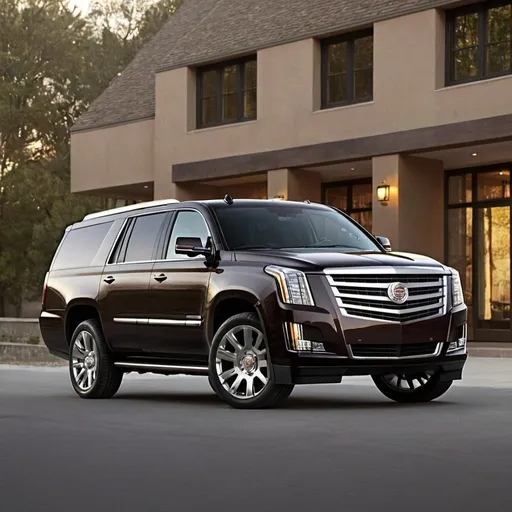 Prompt: 2018 Cadillac Escalade ESV Bigger Car it Looks Like a Toyota Sequoia