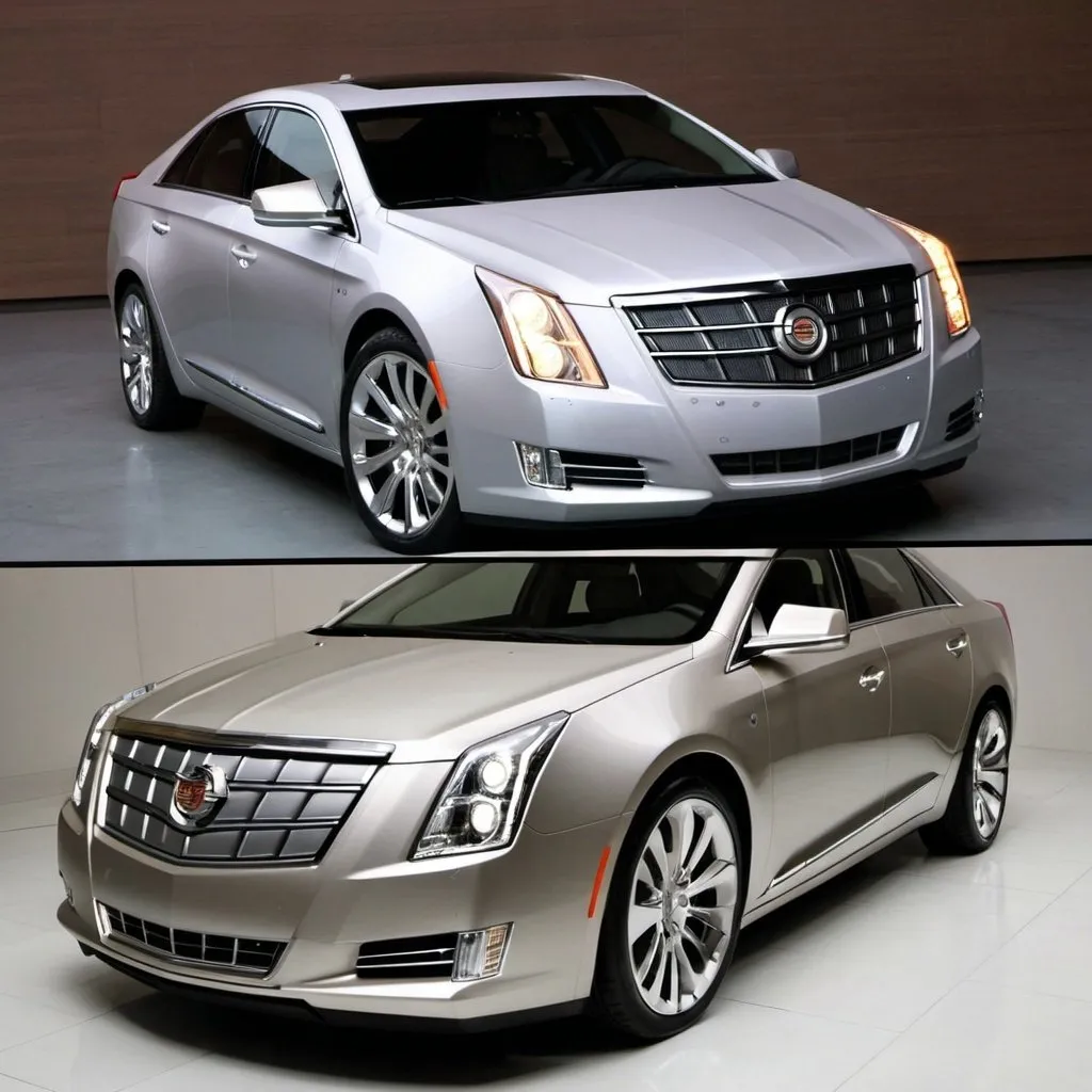 Prompt: 2010 Cadillac XTS Platinum Concept Hybrid Big Car Fastback Roof Hype Four-Door inch Longer Organic Little Bit More Squared-Off it Looks like a Hyundai Sonata Hyundai Azera Chevy impala Chevy Volt Buick LaCrosse Cadillac ELR and Cadillac XTS Platinum Conpect Hybrid Big Car Hybrid in 2010🇺🇸