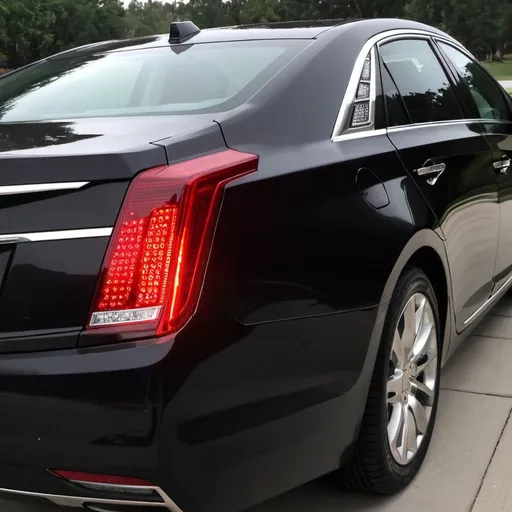 Prompt: 2013 Cadillac XTS LED Tail Lights it look like a Hyundai Sonata Toyota Avalon Toyota Camry Mercedes-Benz E300 Cadillac SRX Cadillac CTS Cadillac XT5 Chevy impala Chevy Malibu Volt Cadillac CT6 Cadillac ELR Cadillac DTS Little Bit Shorter and Cadillac XTS in 2013🇺🇸