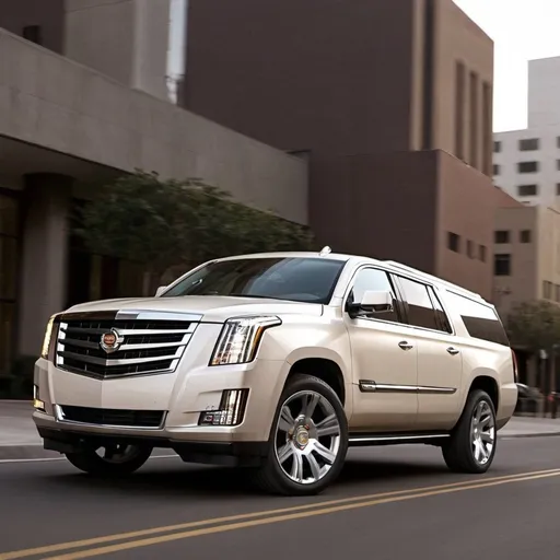 Prompt: 2018 Cadillac Escalade ESV Bigger Car it Looks Like a Toyota Sequoia