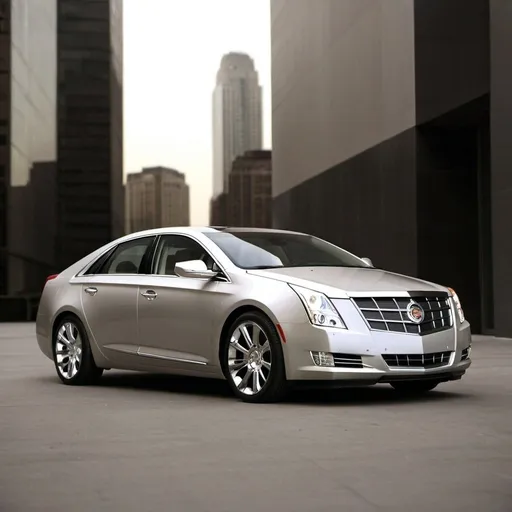 Prompt: 2010 Cadillac XTS Platinum Concept Hybrid Big Car by Cadillac Fastback Roof Type Four-Door inch Longer Then a Cadillac Escalade Wider And Taller Then Cadillac CTS Organic Little Bit More Squared-Off it Looks like a Hyundai Sonata Hyundai Azera Chevy Volt Buick LaCrosse Cadillac ELR and Cadillac XTS Platinum Conpect Hybrid Big Car in 2010🇺🇸