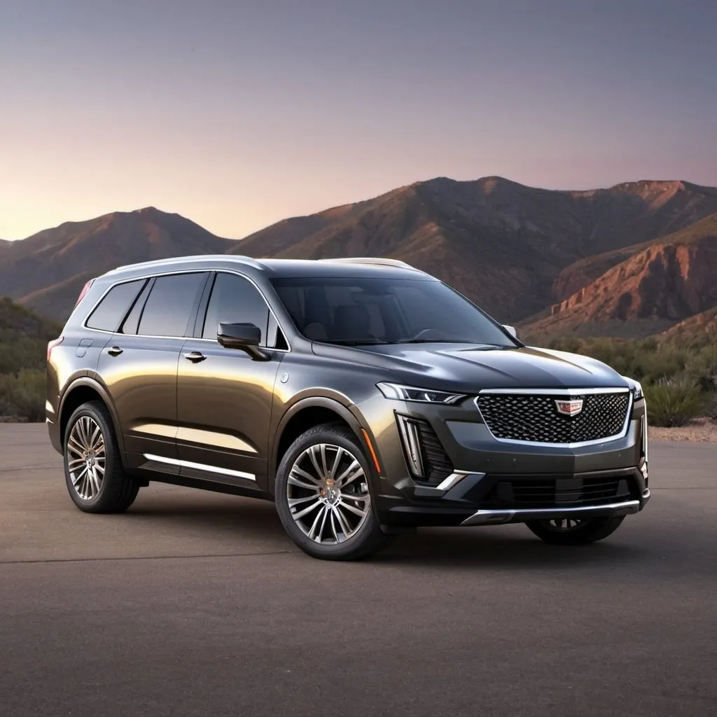 Prompt: 2020 Cadillac XT6 by Cadillac it Looks Like a Kia Telluride