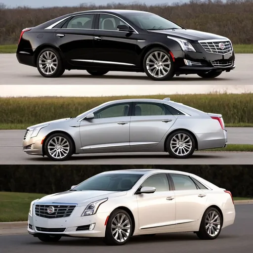 Prompt: 2013 Cadillac XTS it look like a Hyundai Sonata Toyota Avalon Toyota Camry Mercedes-Benz E300 Cadillac SRX Cadillac CTS Cadillac XT5 Chevy impala Chevy Malibu Volt Cadillac CT6 Cadillac ELR and Cadillac XTS in 2013🇺🇸