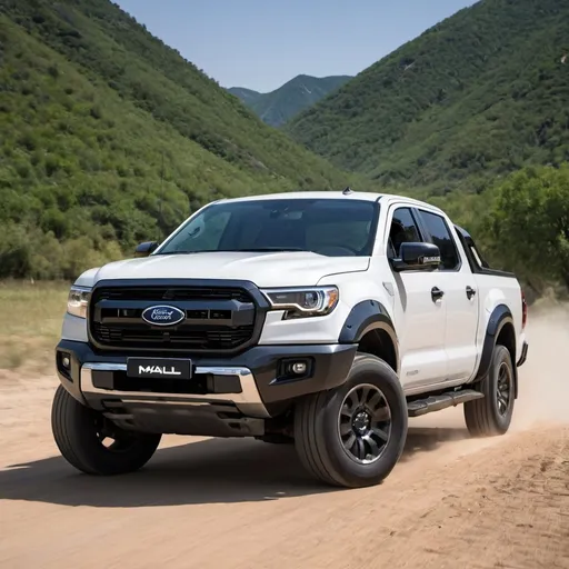 Prompt: Harman Kardon Test 2018 Maill N67 Pick up Truck Car it Looks Like a Ford F-150 Toyota Hilux Toyota Tundra Chevy Silverado Chevy Colorado Mercedes-Benz X Class Great Wall Pao Ford Ranger in 2018