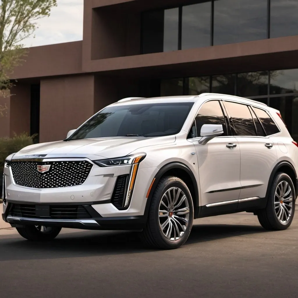 Prompt: 2020 Cadillac XT6 by Cadillac it Looks Like a Kia Telluride