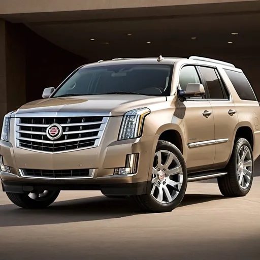 Prompt: 2015 Cadillac Escalade Bigger Car it Looks Like a Toyota Sequoia