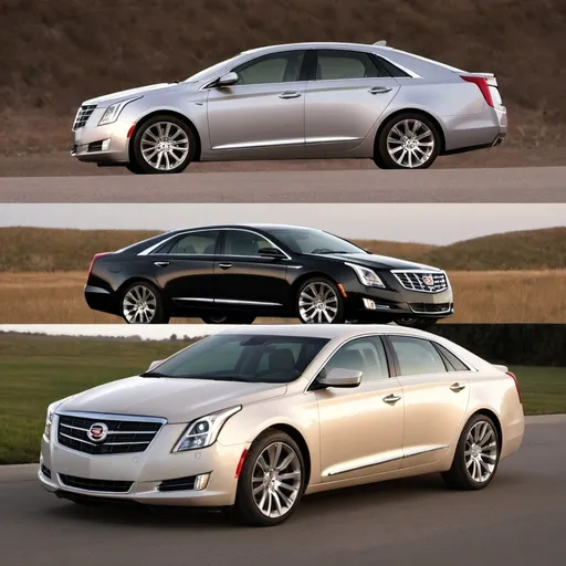 Prompt: All New Model Cadillac 2013 Cadillac
XTS GM by Cadillac Fastback
Roof Organic Little Bit More Squared-Off Little Bit Shorter it Looks like a
Hyundai Sonata
Toyota Avalon Toyota Camry
Mercedes-Benz E-Class BMW 5 Audi
A6 Chevy impala Chevy Cruze Chevy Malibu Chevy Volt Lincoln MKZ Cadillac
DTS and Cadillac XTS GM in 2013🇺🇸