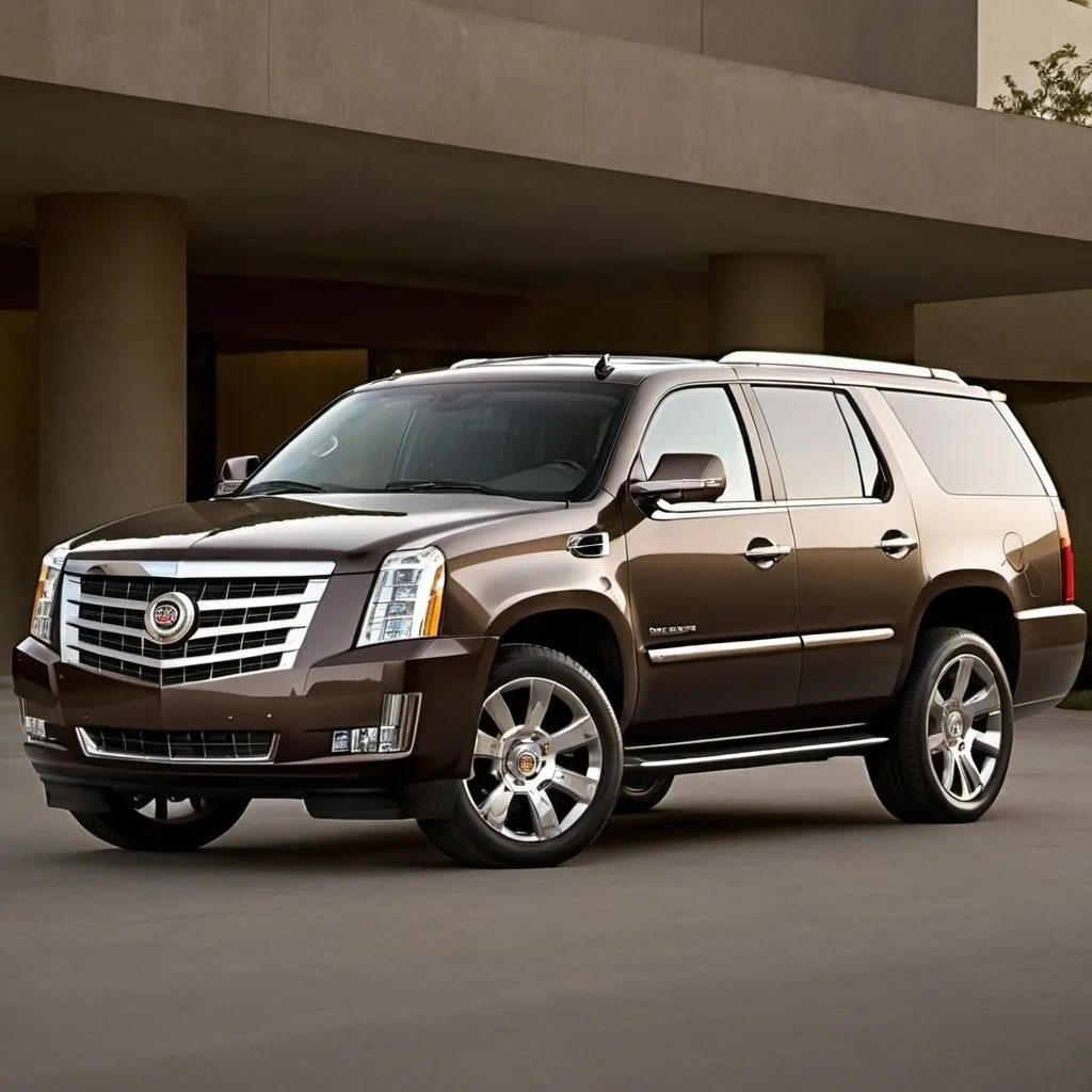 Prompt: 2015 Cadillac Escalade ESV Bigger Car it Looks Like a Toyota Sequoia