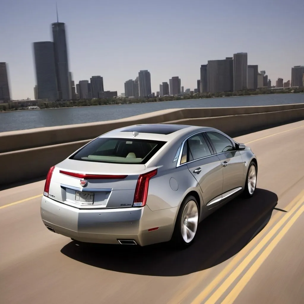 Prompt: 2010 Cadillac XTS Platinum Concept Hybrid Big Car Fastback Roof Hype Four-Door inch Longer Organic Little Bit More Squared-Off it Looks like a Hyundai Sonata Chevy impala Chevy Volt Buick LaCrosse Cadillac ELR and Cadillac XTS Platinum Conpect Hybrid Big Car Hybrid in 2010🇺🇸