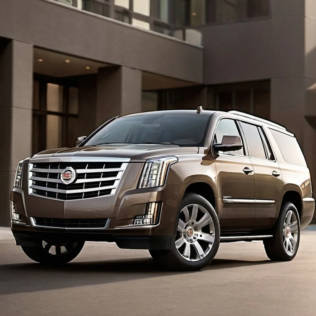 Prompt: 2018 Cadillac Escalade ESV Bigger Car it Looks Like a Toyota Sequoia