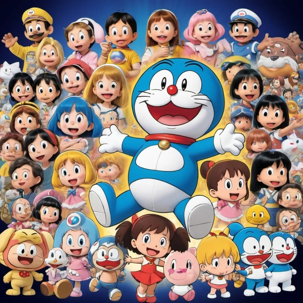 Prompt: Dorisamon From TOHO Animation and Rainbow CGI Doraemon Calvin and Hobbes Peanuts Despicable Me
Super Mario and Sailor Moon Yo Kai Watch Urusei Yatsura Little Princess Horrid Henry Dora The Explorer Turma Da Mônica The Smurfs Ni Hao Kai Lan Sabrina The Animated Series Garfield CLEO & Cuquin in 2005🇯🇵