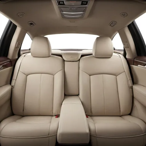 Prompt: 2013 Cadillac XTS interior Backseat it look like a Hyundai Sonata Toyota Avalon Toyota Camry Mercedes-Benz E300 Cadillac SRX Cadillac CTS Cadillac XT5 Chevy impala Chevy Malibu Volt Cadillac CT6 Cadillac ELR and Cadillac XTS in 2013🇺🇸