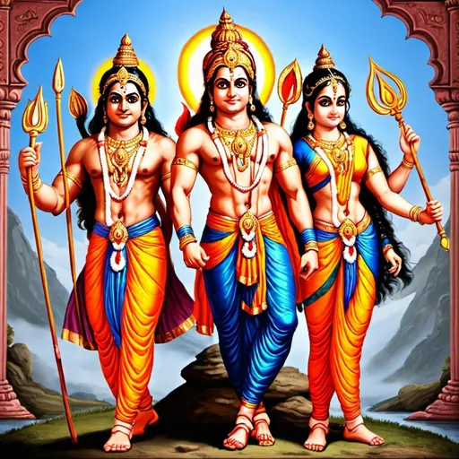 Prompt: Create Ramayan images