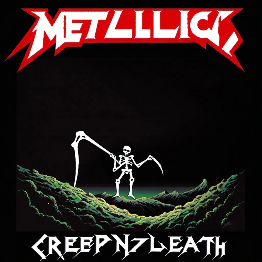 Prompt: creeping death Metallica