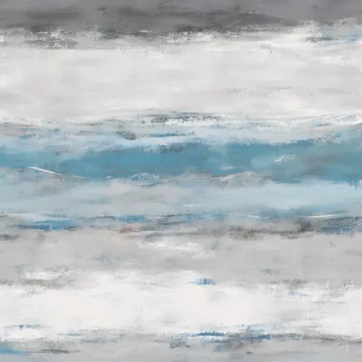 Prompt: Abstract painting sea with brush mark,tones of gray and blue, lines8