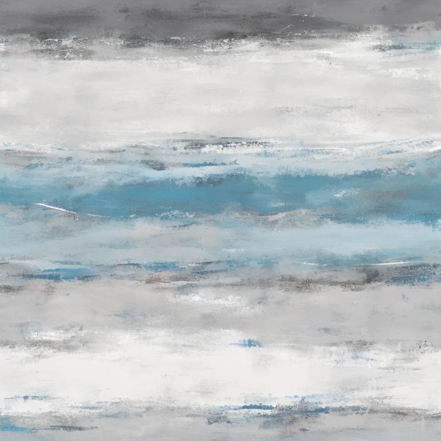 Prompt: Abstract painting sea with brush mark,tones of gray and blue, lines8