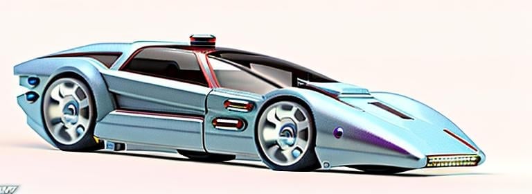 Prompt: A retro scifi concept combat car in the style of an 80s horror movie