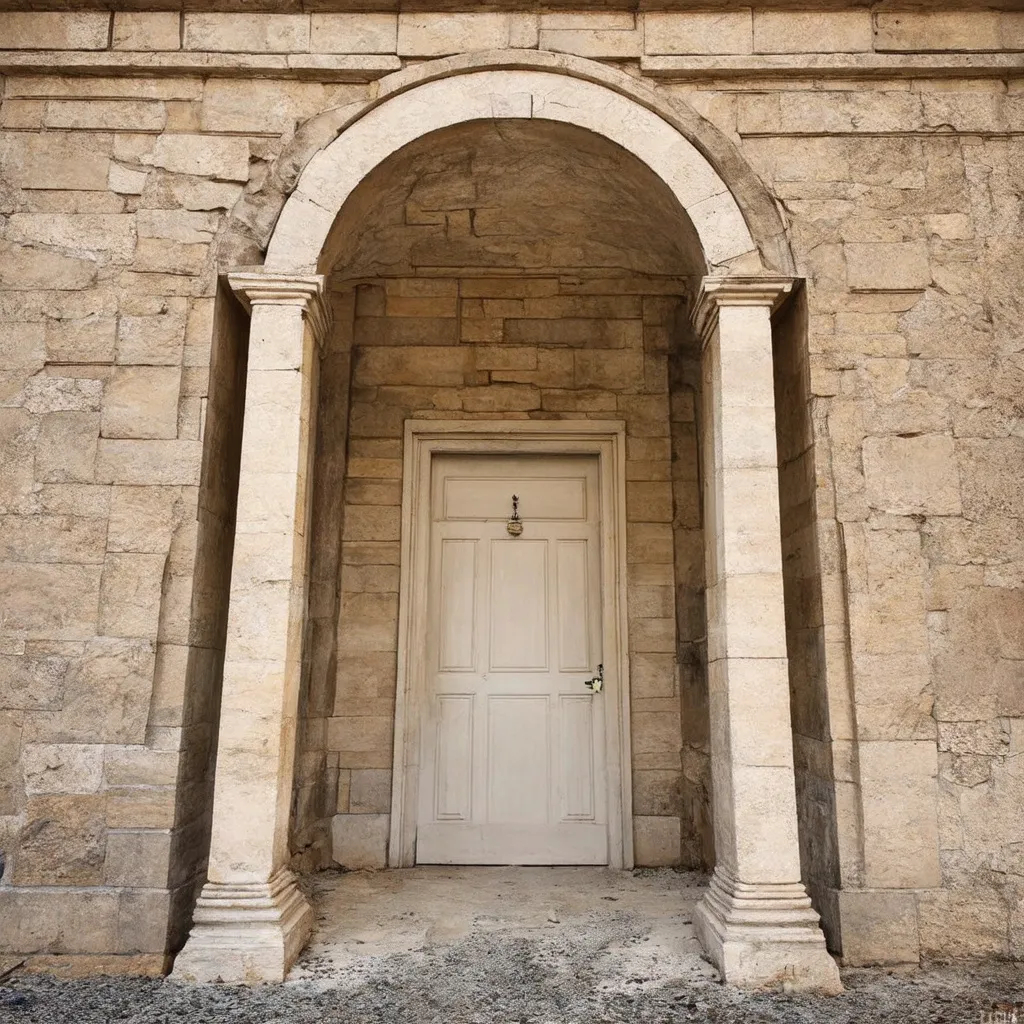 Prompt: Architectural principles. Archways. Beautiful, stone, extreme detail. Illisionary.