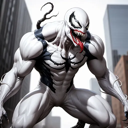 Prompt: Anti-Venom with a FatAss