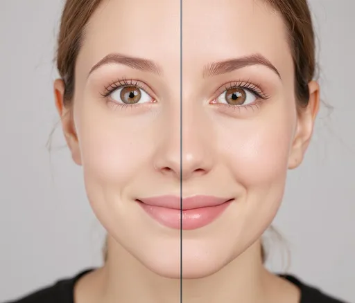 Prompt: ubah ekspresi wajahnya menjadi senyum tipis