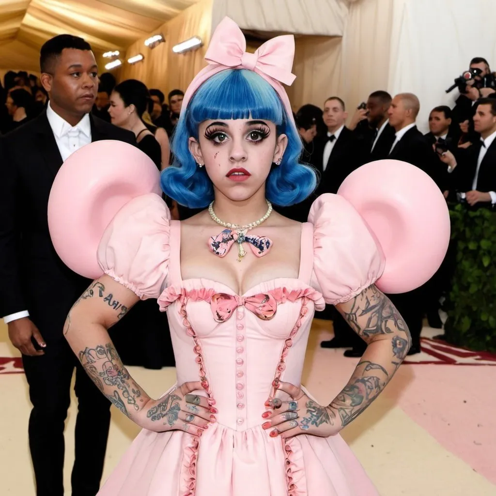 Prompt: Melanie Martinez   met gala 


