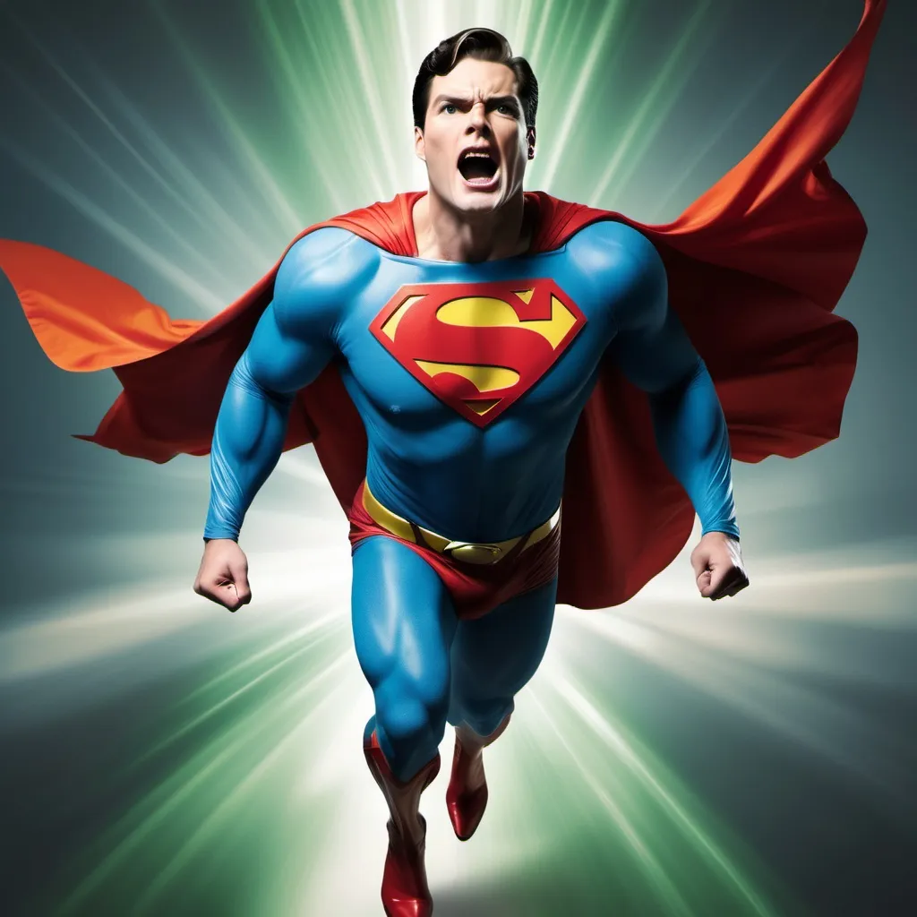 Prompt: Create an image that represents the idea that ambition to a minister of the gospel is like kryptonite to superman.