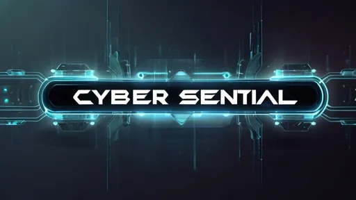 Prompt: create a futuristic cyber banner with the word  "CYBER SENTINALS" in it