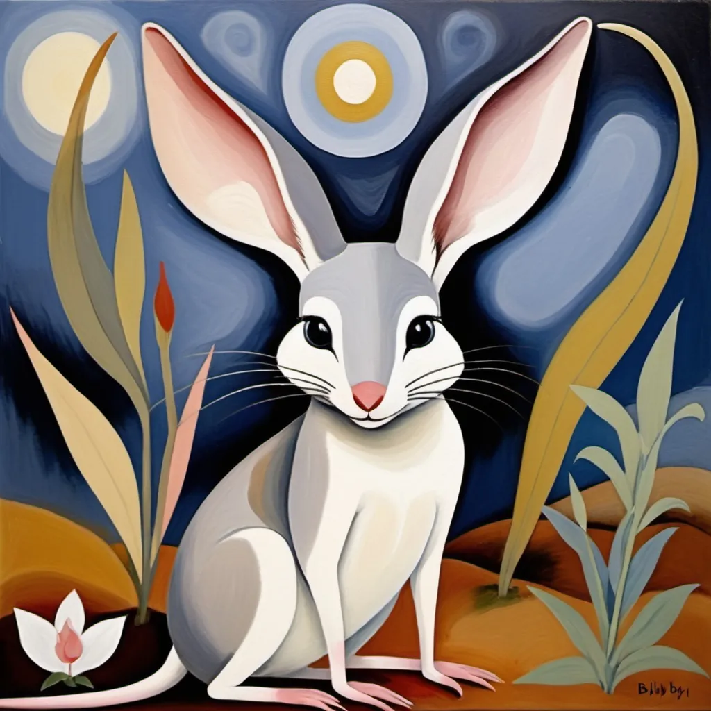 Prompt: bilby in the style of vashti bunyan and marie laurencin