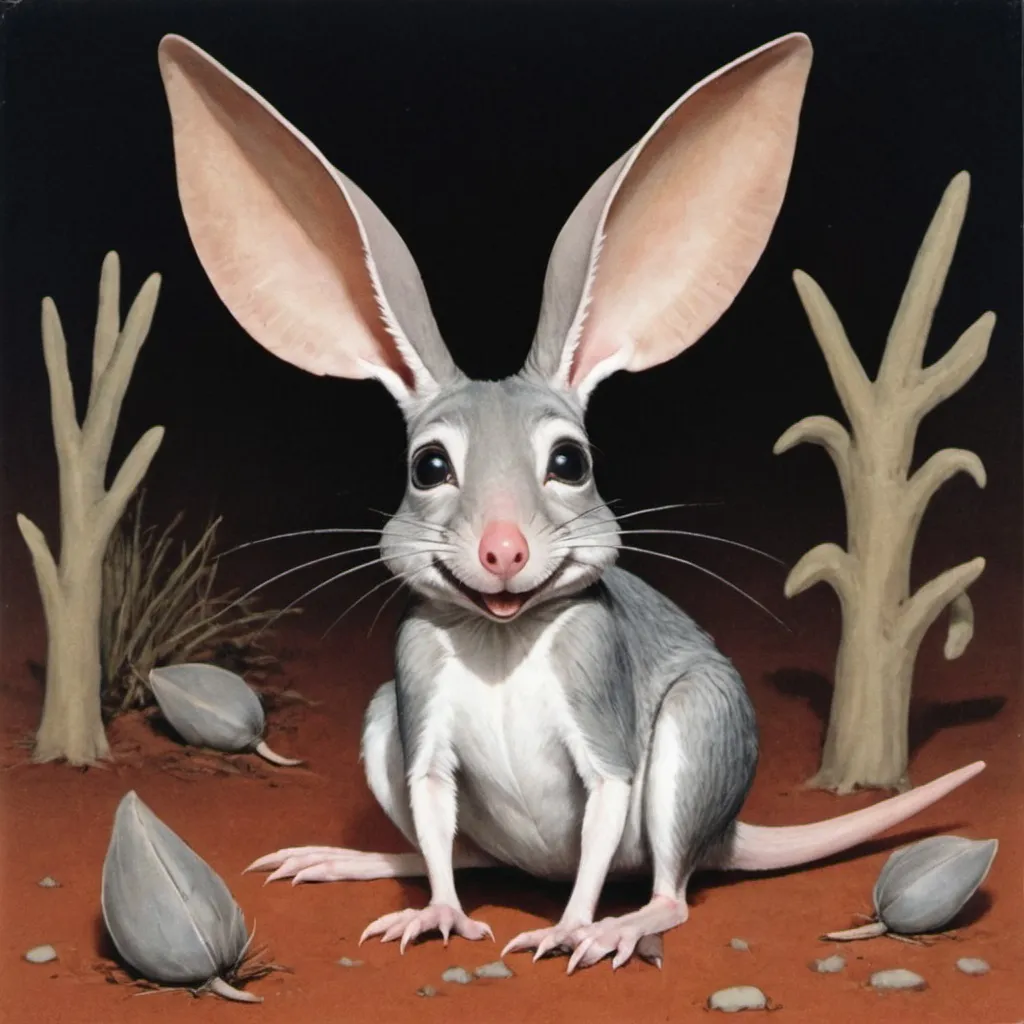 Prompt: bilby in the style of vashti bunyan album cover
