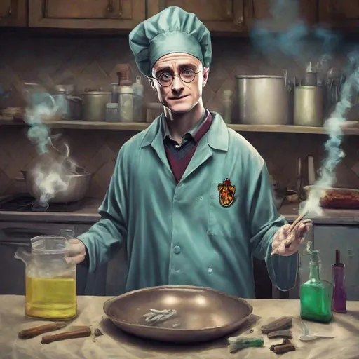 Prompt: harry potter as a meth cook