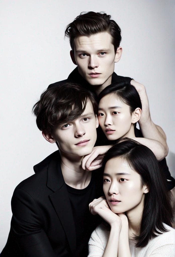 Prompt: tom holland and Tao Okamoto