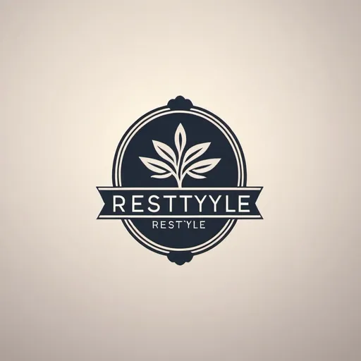 Prompt: Cool logo for the name RestInStyle