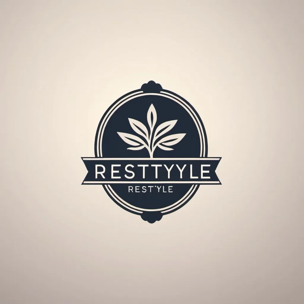 Prompt: Cool logo for the name RestInStyle