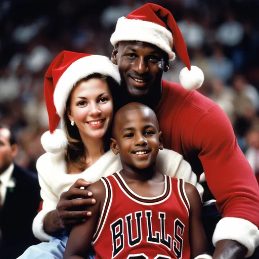 Prompt: Michael Jordan : Même s'il a passé beaucoup de Noël sur le terrain en jouant pour les Bulls, Jordan a toujours été très attaché à sa famille. Il a souvent parlé de l'importance des traditions familiales pendant les fêtes.

