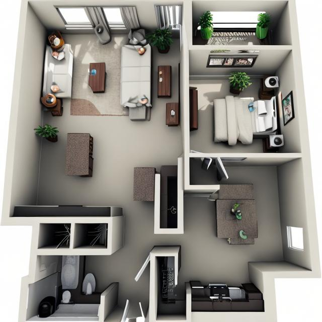 Prompt: apartment layout