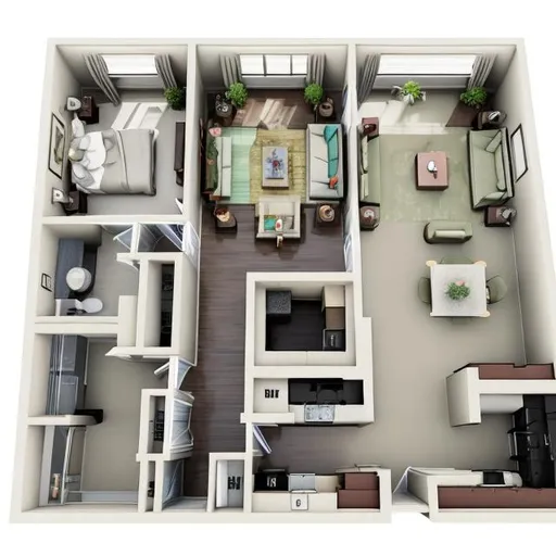 Prompt: apartment layout
