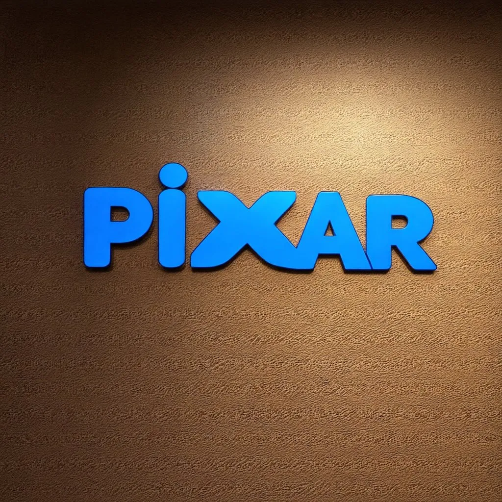 Prompt: Take the Pixar company logo and change the letters to Bigsar