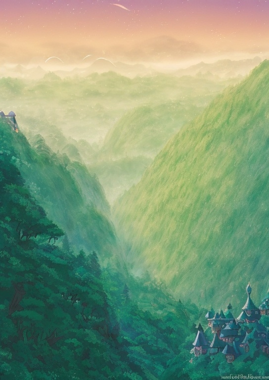 Prompt: Ghibli style 